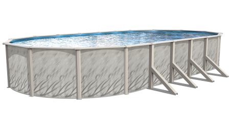 Lake Effect® Meadows Reprieve Oval Above Ground Pool
