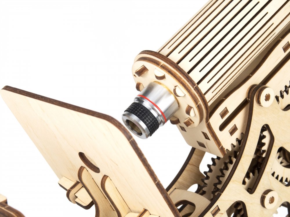 Victorian-Inspired Wood Microscope Kit