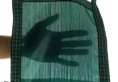 Hand Holding Strip Of Loop-Loc™® Mesh Grecian Safety Cover
