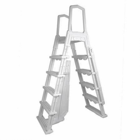 White A-Frame Swimming Pool Ladder