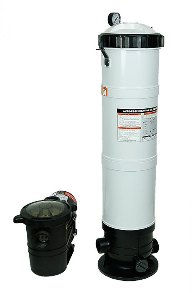 Rx Clear&reg; DE Element Filter System w/ Mighty Niagara Pump - 1 HP