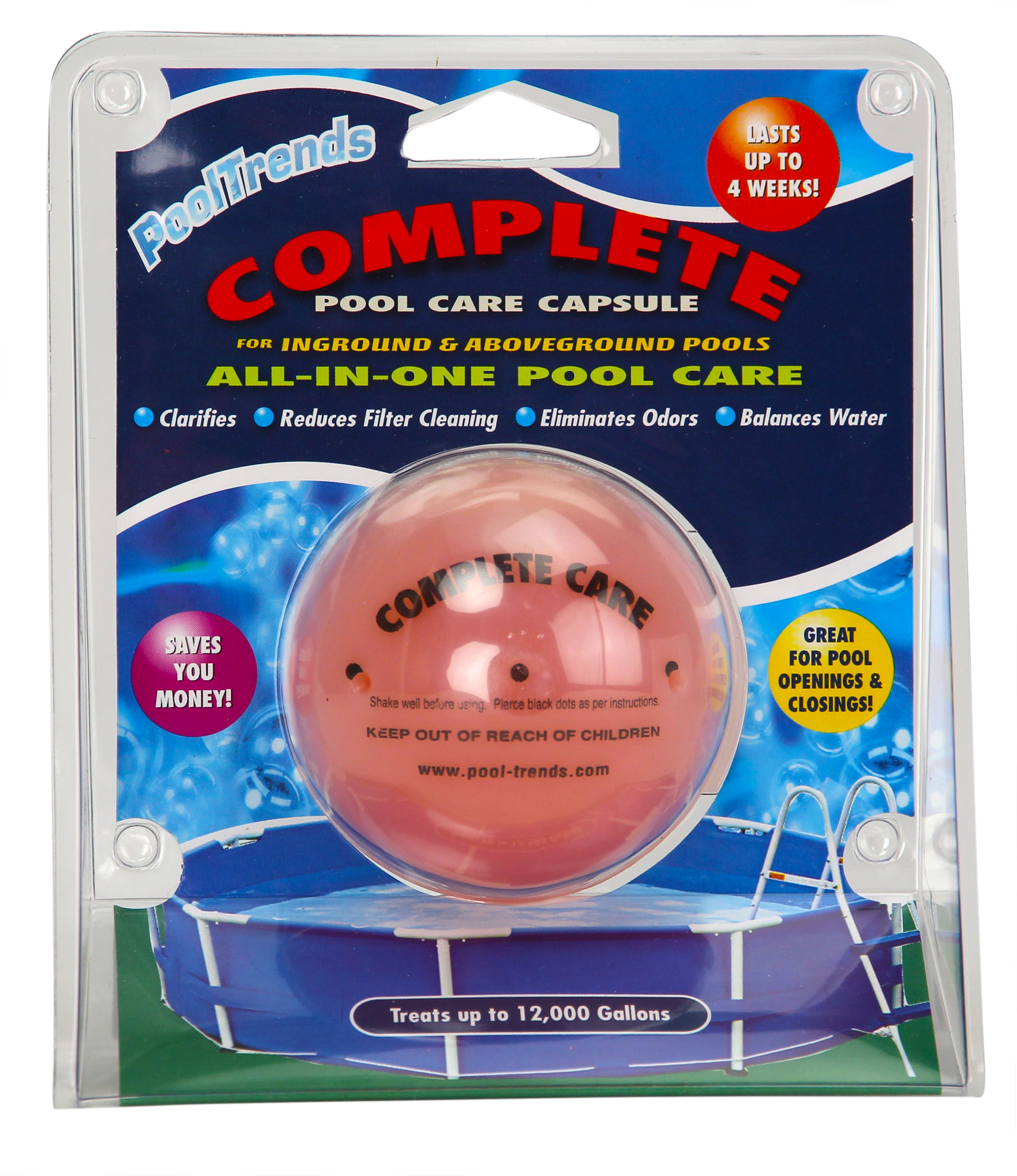 Complete Pool Care CapsuleUp to 12,000 Gallons