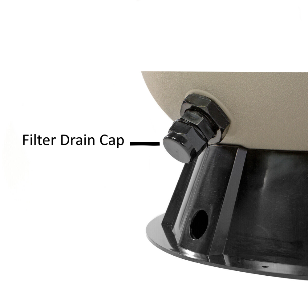 Filter Drain Cap On Filter