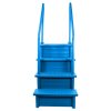 Aqua Select® Blue Above Ground Pool Steps with Hand Rails
