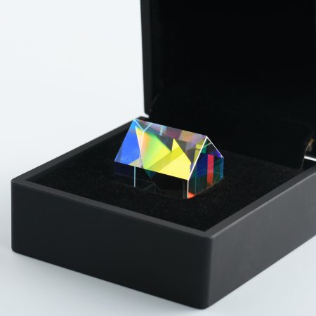 House-Shaped Prism with LED Case