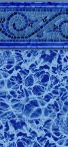 Findlay Vinyl Inground Pool Liner: Siesta Wave Blue
