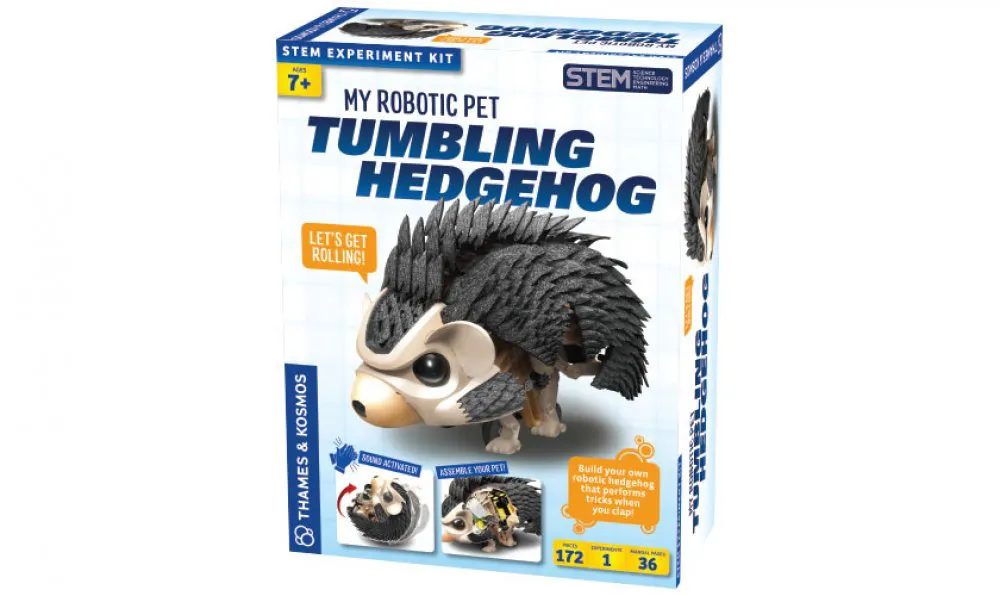 My Robotic Pet Tumbling Hedgehog Stem Experiment Kit Thames & Kosmos 620500 for sale online