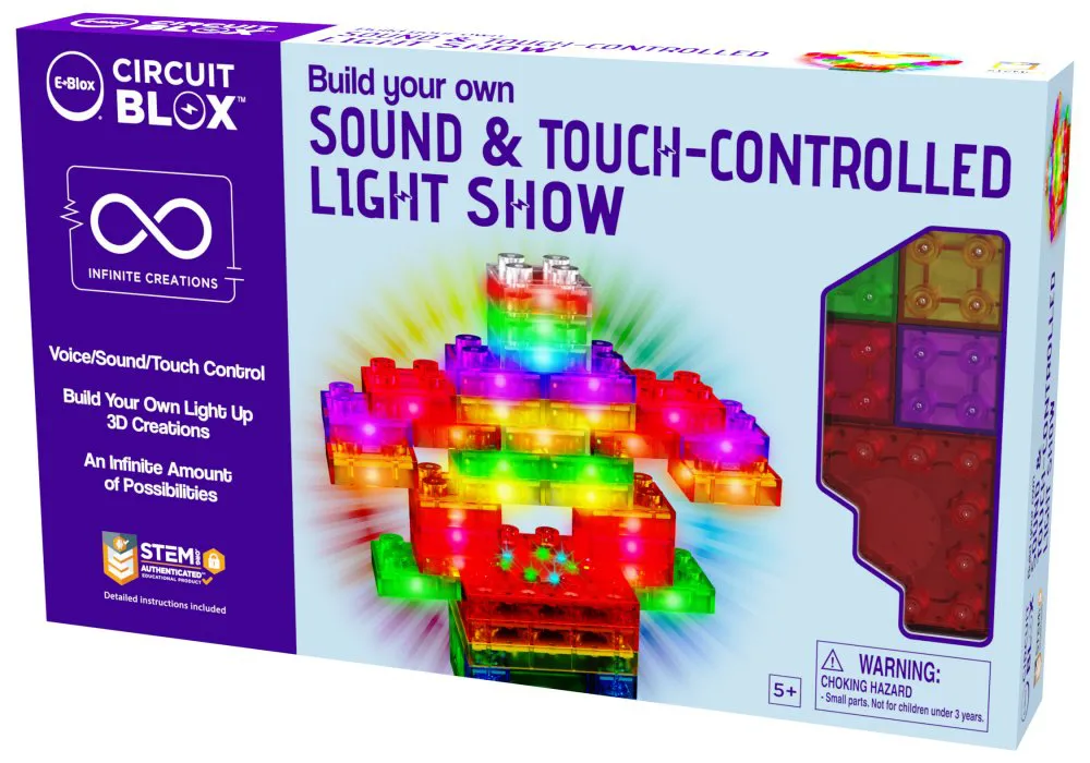 Circuit Blox™ Sound & Touch-Controlled Light Show