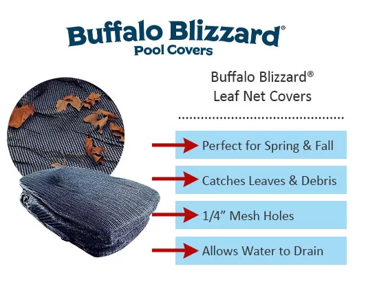 Leaf Net Covers for Above Ground & Inground Swimming Pools 